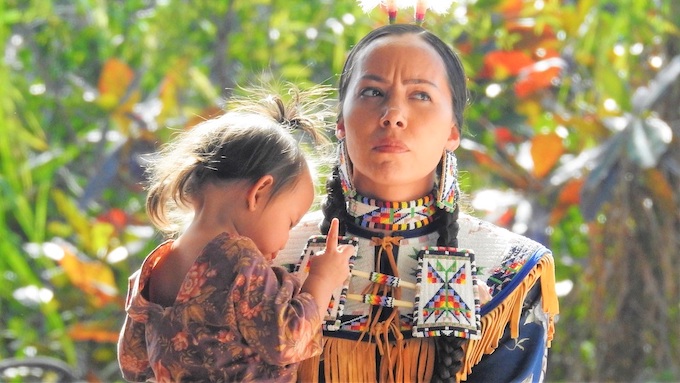 American Indian Woman and Child in Florida [Tribal Gaming]
