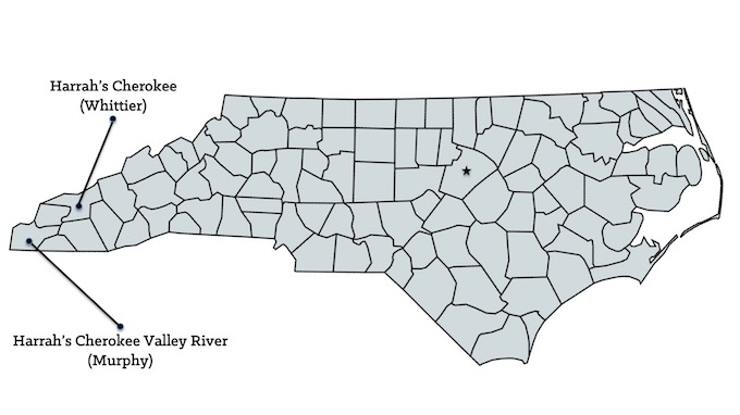 Map of North Carolina Casinos [North Carolina Slot Machine Casino Gambling in 2020]