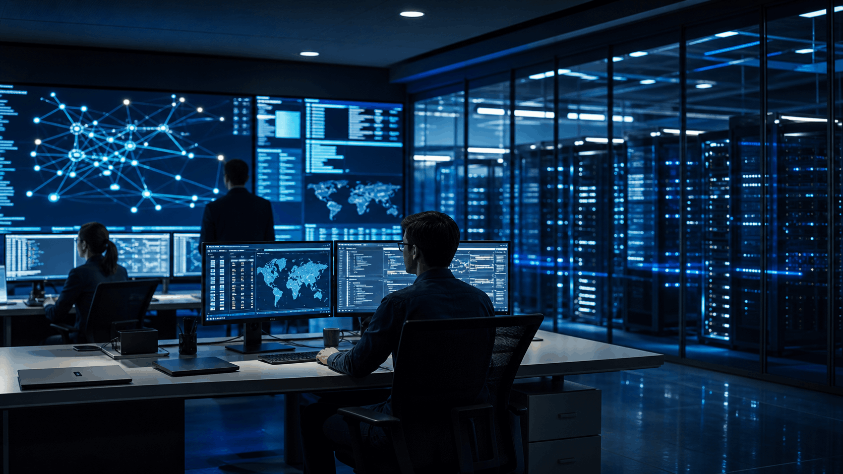 Enterprise network infrastructure and data connectivity environment