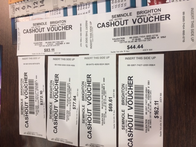 how to check cashout voucher for slot machine