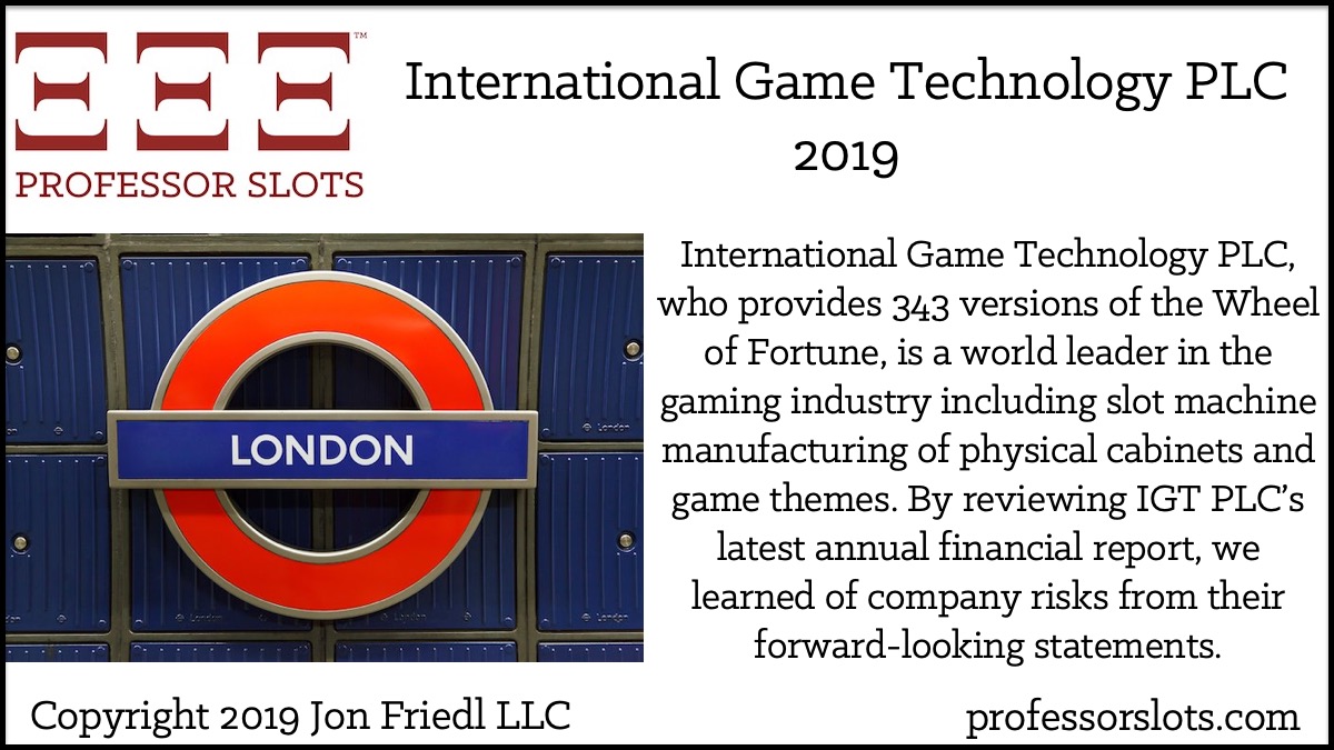 International Game Technology PLC 2019 | Professor Slots