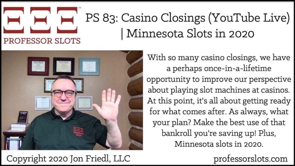 Are you getting that itch to go play slots? I know I am! Instead, let's engage in some self-learning during our self-quarantine. Here, I review my recent posts on wide-ranging slots topics like money management tips, slots history, and how to start a podcast for your benefit & enjoyment. Plus, Mississippi slots in 2020.
