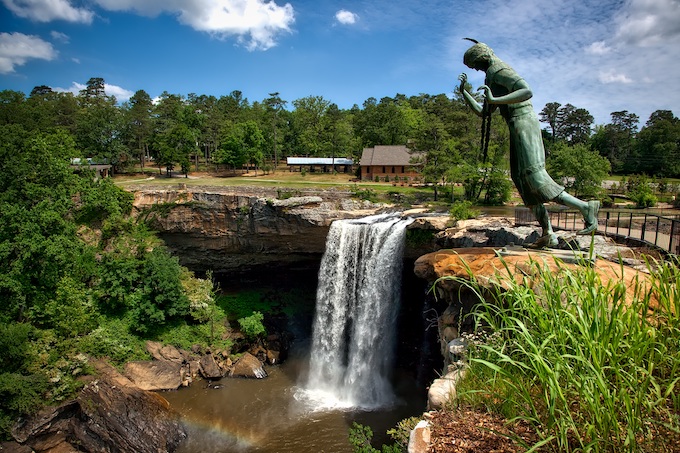 Noccalula Falls in Gadsden [Alabama Slot Machine Casino Gambling in 2020]