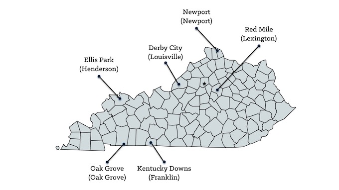 Kentucky Casinos Map [Kentucky Slot Machine Casino Gambling in 2021]