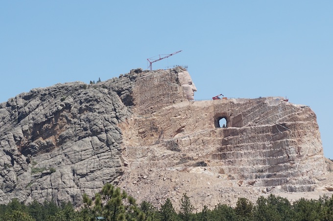 Crazy Horse Memorial Under Construction [American Indian Tribal Casinos]