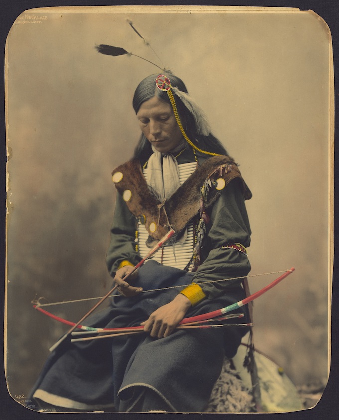 Bone Necklace, Oglala Sioux Council Chief, 1899 [American Indian Tribal Casinos]
