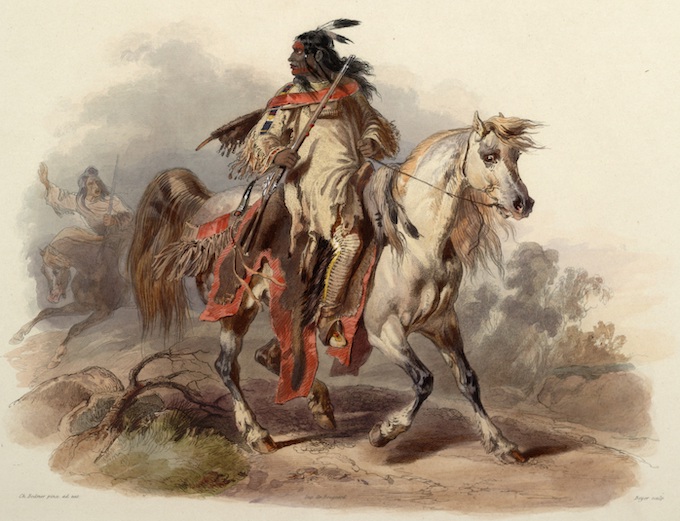 Karl Bodmer Painting, 1843 [American Indian Tribal Casinos]