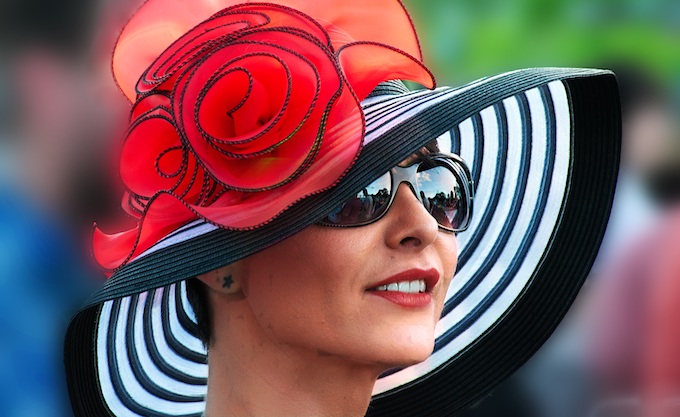 A Fabulous Hat Worn on Derby Day [Holiday Strategy]