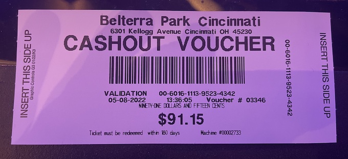 $91.15 voucher [Belterra Park]