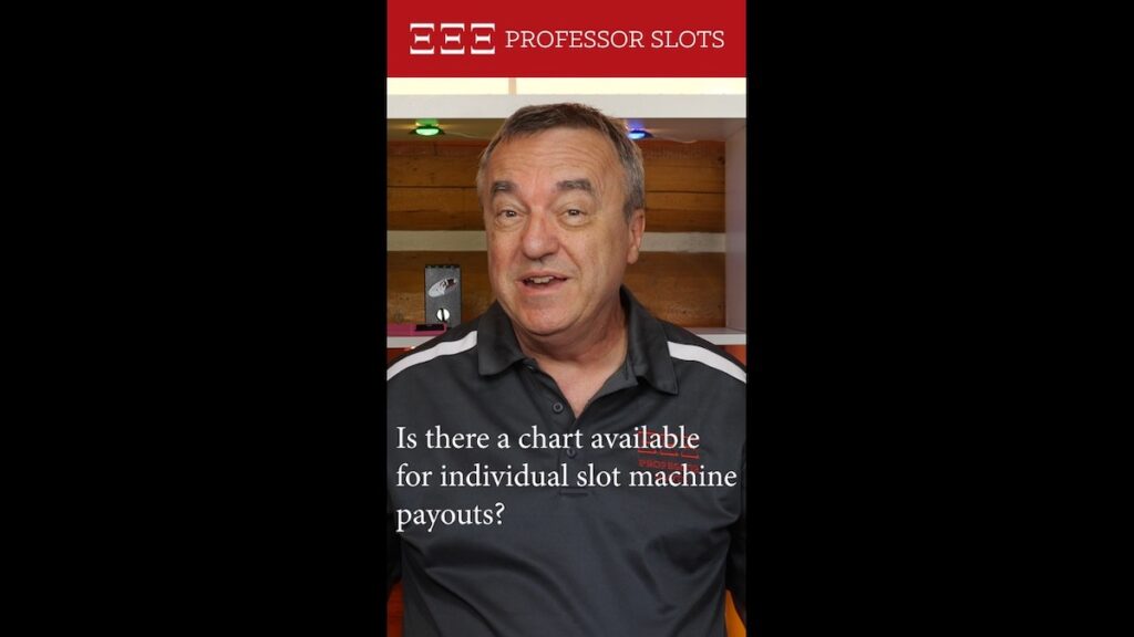 Maynard asks, “Is there a chart available for individual slot machine payouts?”
