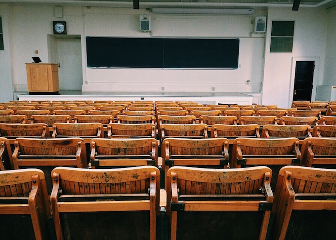 A college lecture hall [Knowing Your Casino]